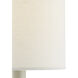 Grasscloth Off-White 5 inch Drum Chandelier Shade