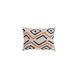 Nairobi 19 X 13 inch Light Gray and Burnt Orange Lumbar Pillow