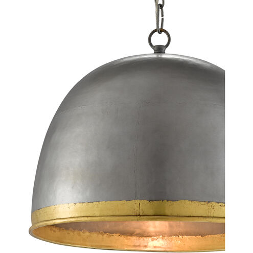 Matute 1 Light 17 inch Pewter/Polished Brass Pendant Ceiling Light