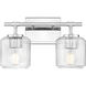 Landon 2 Light 14 inch Chrome Vanity Wall Light