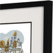 Rehearsal Brown and Blue and Gray Framed Art