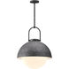 Alora Mood Harper 1 Light 15.75 inch Steel Shade Pendant Ceiling Light