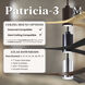 Atlas Patricia-3 42 inch Gloss White with Walnut Tone Blades Ceiling Fan, Atlas