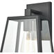 Grant 1 Light 13 inch Powder Coated Black Outdoor Wall Sconce