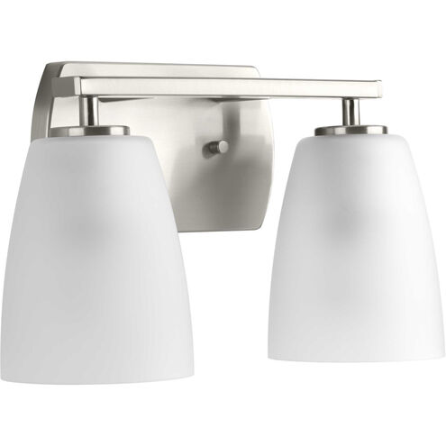 Pescara 2 Light 14 inch Brushed Nickel Bath Vanity Wall Light