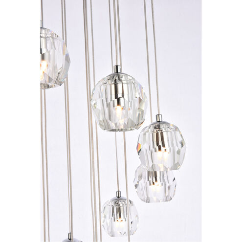 Eren 18 Light 20 inch Chrome Pendant Ceiling Light