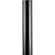 Outdoor Posts 84 inch Matte Black Outdoor Aluminum Post in No Photocell