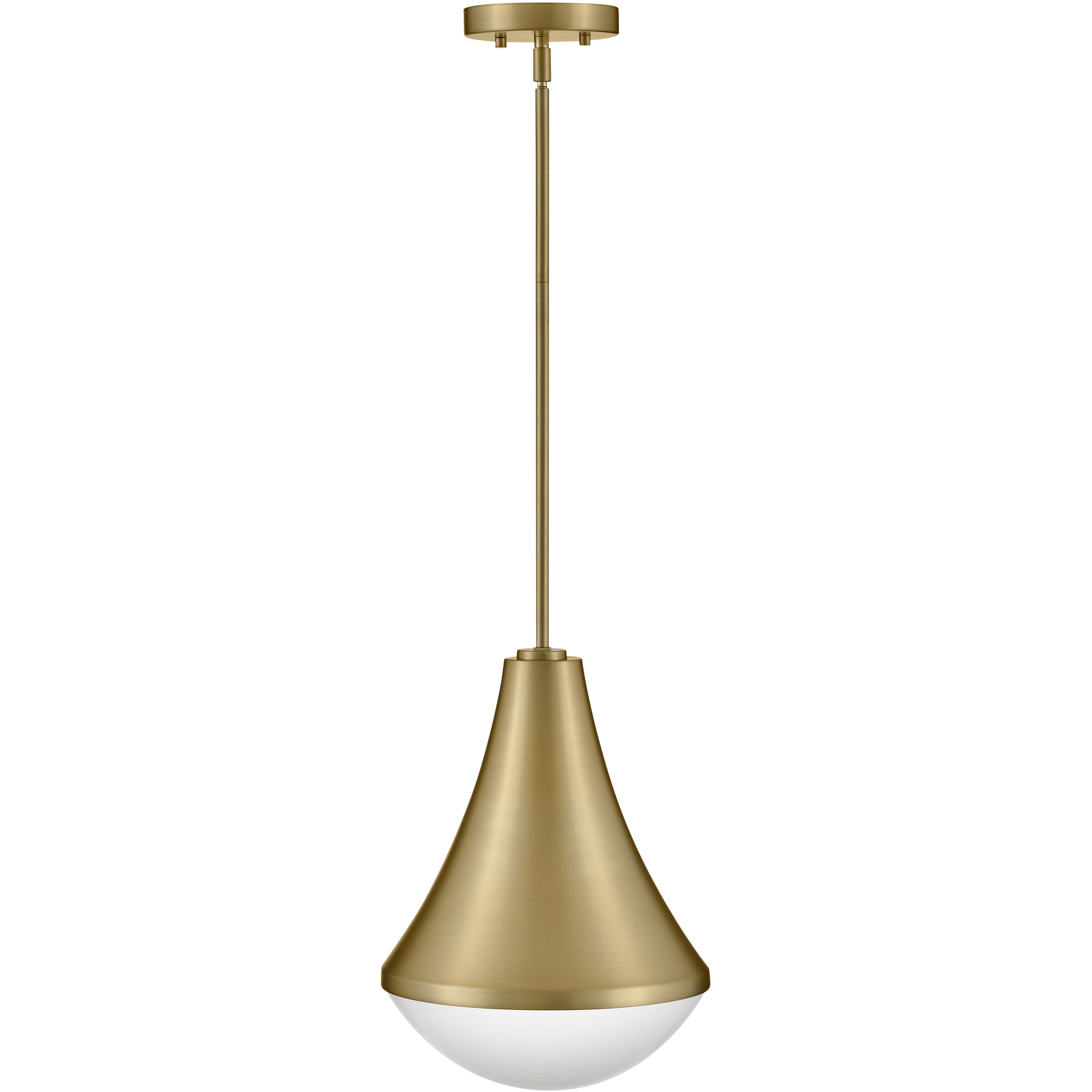 Haddie LED 11 inch Lacquered Brass Pendant Ceiling Light