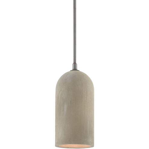 Stonemoss 1 Light 6 inch Hiroshi Gray/Portland Pendant Ceiling Light, Cylindrical