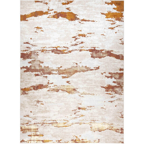 Sibel 114 X 79 inch Gold Rug in 6 x 9