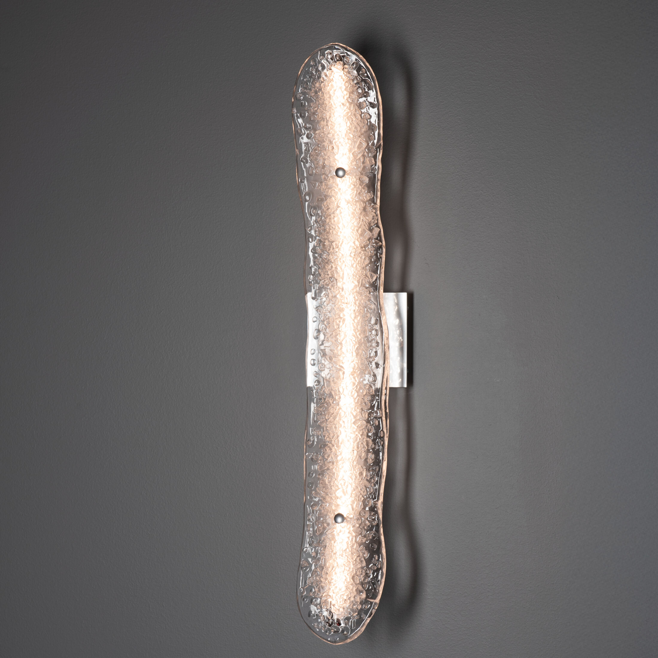 Glissade LED 27.6 inch Sterling Bath Bar Wall Light