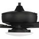 Super Pro 112 60 inch Flat Black with Flat Black/Greywood Blades Contractor Ceiling Fan, Slim