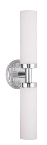 Aero 2 Light 18 inch Polished Chrome ADA Bath Vanity Wall Light