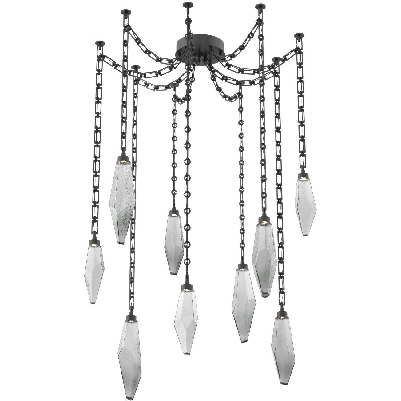Rock Crystal 9 Light 13.50 inch Pendant