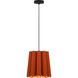Renata 1 Light 12.6 inch Terracotta Pendant Ceiling Light in Terracotta/Ash, 13 in, WEP Collection