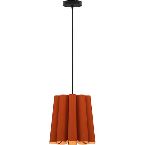 Renata 1 Light 12.6 inch Terracotta Pendant Ceiling Light in Terracotta/Ash, 13 in, WEP Collection