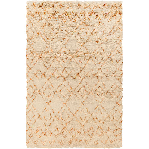 Tasman 36 X 24 inch Burnt Orange, Cream Rug
