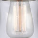 Franklin Restoration Bellmont LED 6.25 inch Matte Black Flush Mount Ceiling Light in Clear Glass