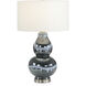 Leah Navy Blue Table Lamp Portable Light