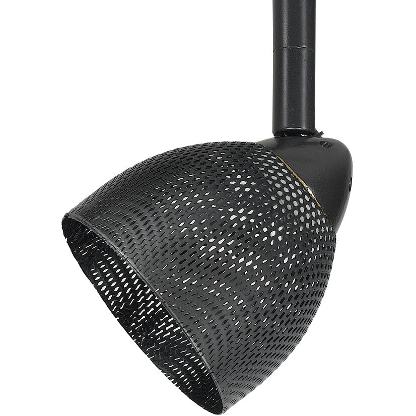 Serpentine 1 Light 120V Black Track Head Ceiling Light