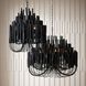 Tilda 6 Light 36 inch Black Chandelier Ceiling Light, Large