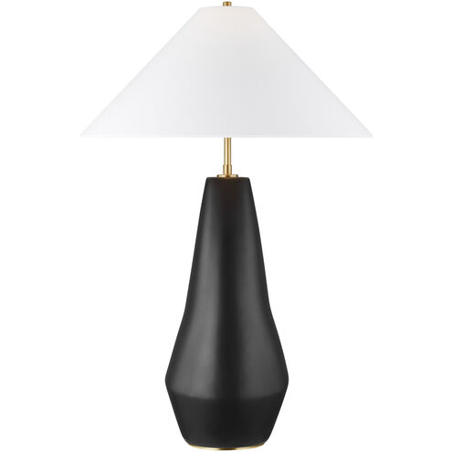 Kelly by Kelly Wearstler Contour 31.5 inch 9 watt Coal Table Lamp Portable Light