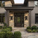 Rampart LED 22 inch Black Outdoor Wall Mount
