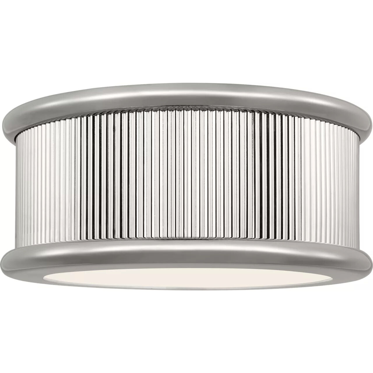 Paloma Contreras Ritz 3 Light 14 inch Polished Nickel Flush Mount Ceiling Light