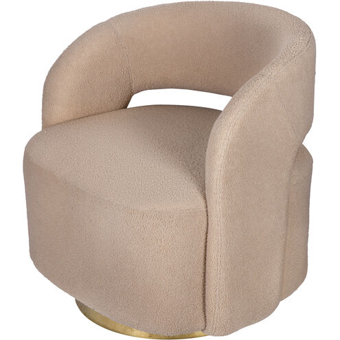 Anita Orange and Gold Chair