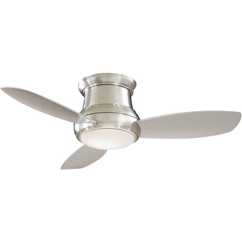 Concept II 44 inch Brushed Nickel with Silver Blades Ceiling Fan
