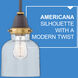 Academy 1 Light 6.5 inch Oil Rubbed Bronze with Heritage Brass Indoor Pendant Ceiling Light
