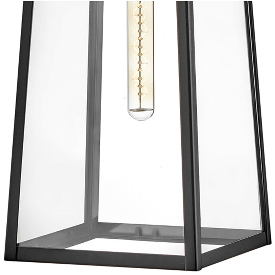 Hugh LED 25 inch Black Outdoor Wall Mount