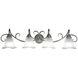 Bella LED 37.5 inch Brushed Nickel Bathroom Light Wall Light