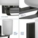 League 3 Light 23 inch Matte Black Bath Vanity Wall Light 