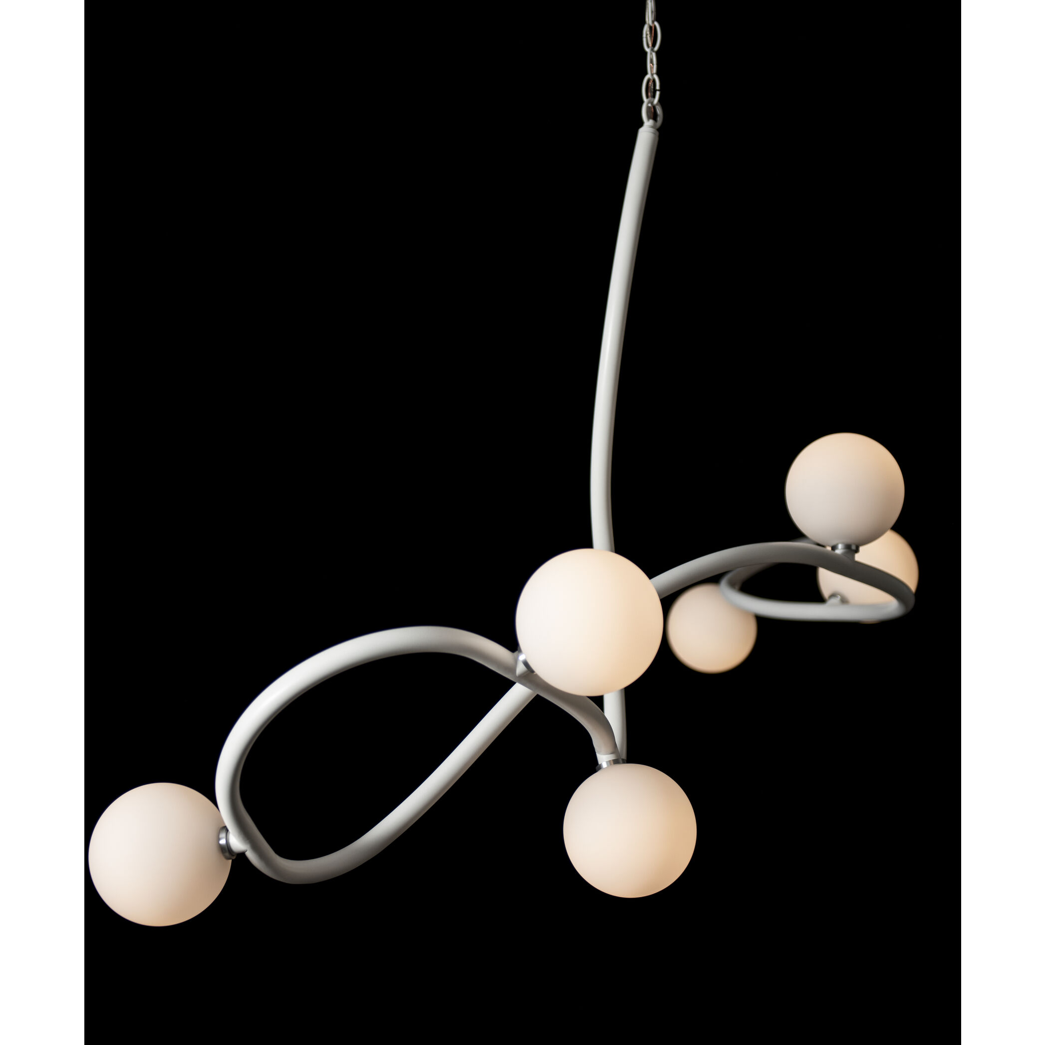 Slide 6 Light 69.2 inch White Pendant Ceiling Light, XL