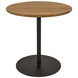 Ford 20 X 20 inch Gold Teak Side Table, Small