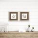 Waterside Collection Brown Framed Art