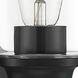 Neighborhood Dardyn 1 Light 5.5 inch Flat Black Wall Sconce Wall Light in Clear Glass