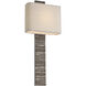 Anne-Marie Barton Fumar Tail Sconce Wall Light in Ridged Graphite