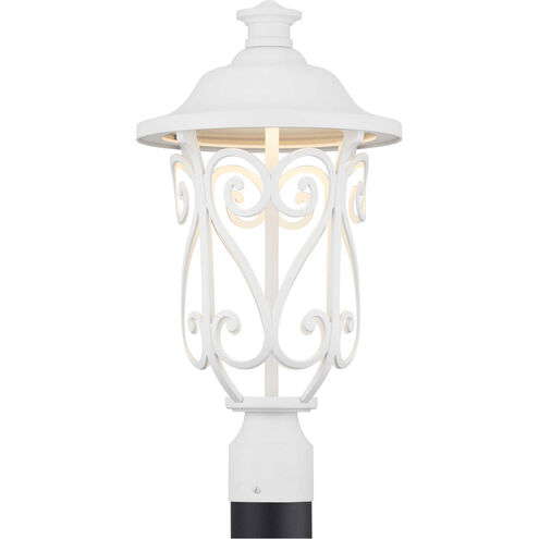 Leawood LED LED 18.88 inch White Outdoor Post Lantern, Design Series