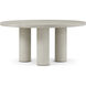 Maxwell 64 X 64 inch Cashmere Round Dining Table, Wooden