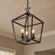 Townsend 3 Light 10 inch Matte Black Pendant Ceiling Light, Essentials
