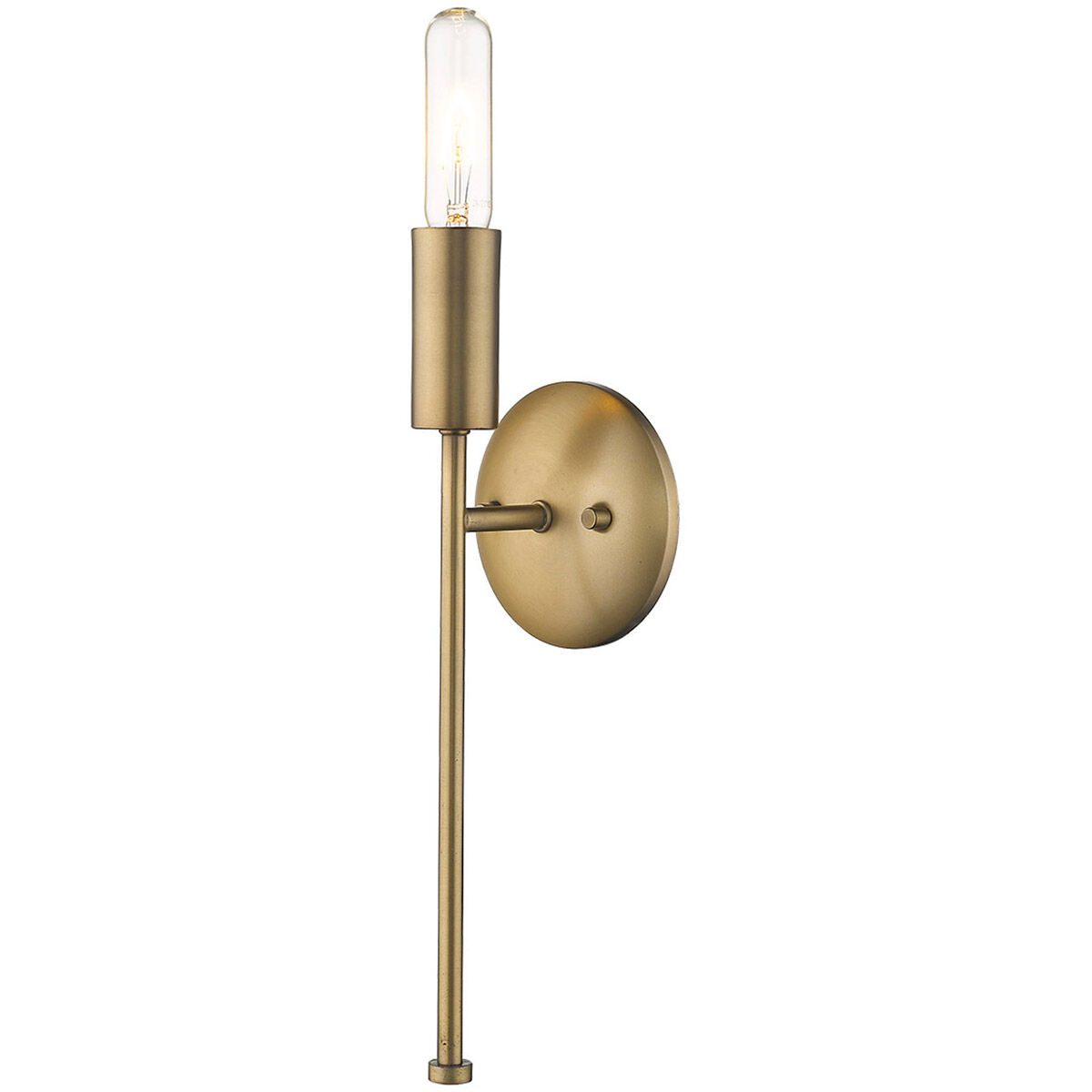 Perret 1 Light 5 inch Aged Brass Sconce Wall Light