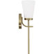 Drake 1 Light 5 inch Aged Brass Sconce Wall Light