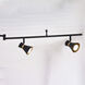 Alto 6 Light 120 Matte Black and Satin Brass Directional Light Ceiling Light
