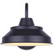 Madison LED 11 inch Black Outdoor Barn Light
