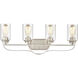 Market Square 4 Light 28.00 inch Bathroom Vanity Light