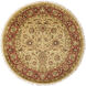 Taj Mahal 96 X 96 inch Tan, Burnt Orange, Camel Rug