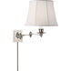 Swing Arm Sconce 1 Light 17.50 inch Swing Arm Light/Wall Lamp