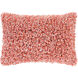 Merdo 22 X 14 inch Coral/White/Pale Pink Pillow Kit, Lumbar